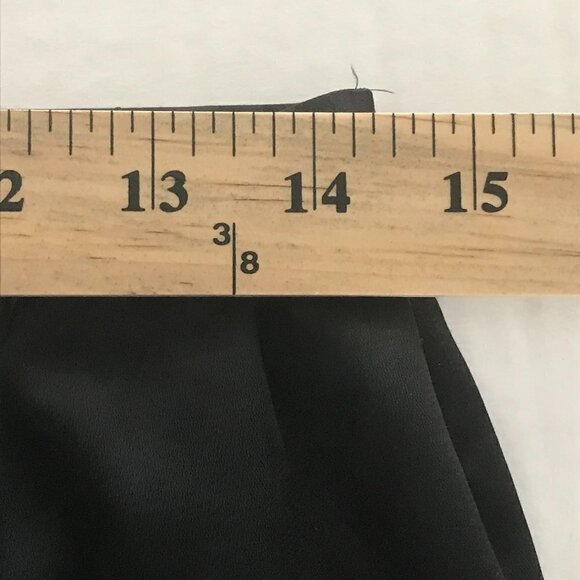 DKNY Black Shiny Pants - Size 6 - Picture 5 of 8